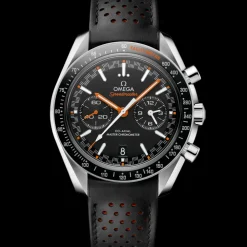 44.25 mm, steel on leather strap^OMEGA Sale