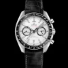 44.25 mm, steel on leather strap^OMEGA Discount