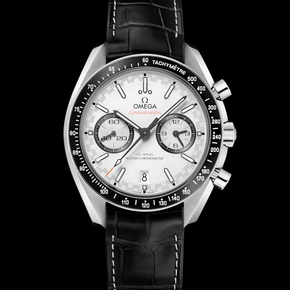 44.25 mm, steel on leather strap^OMEGA Discount
