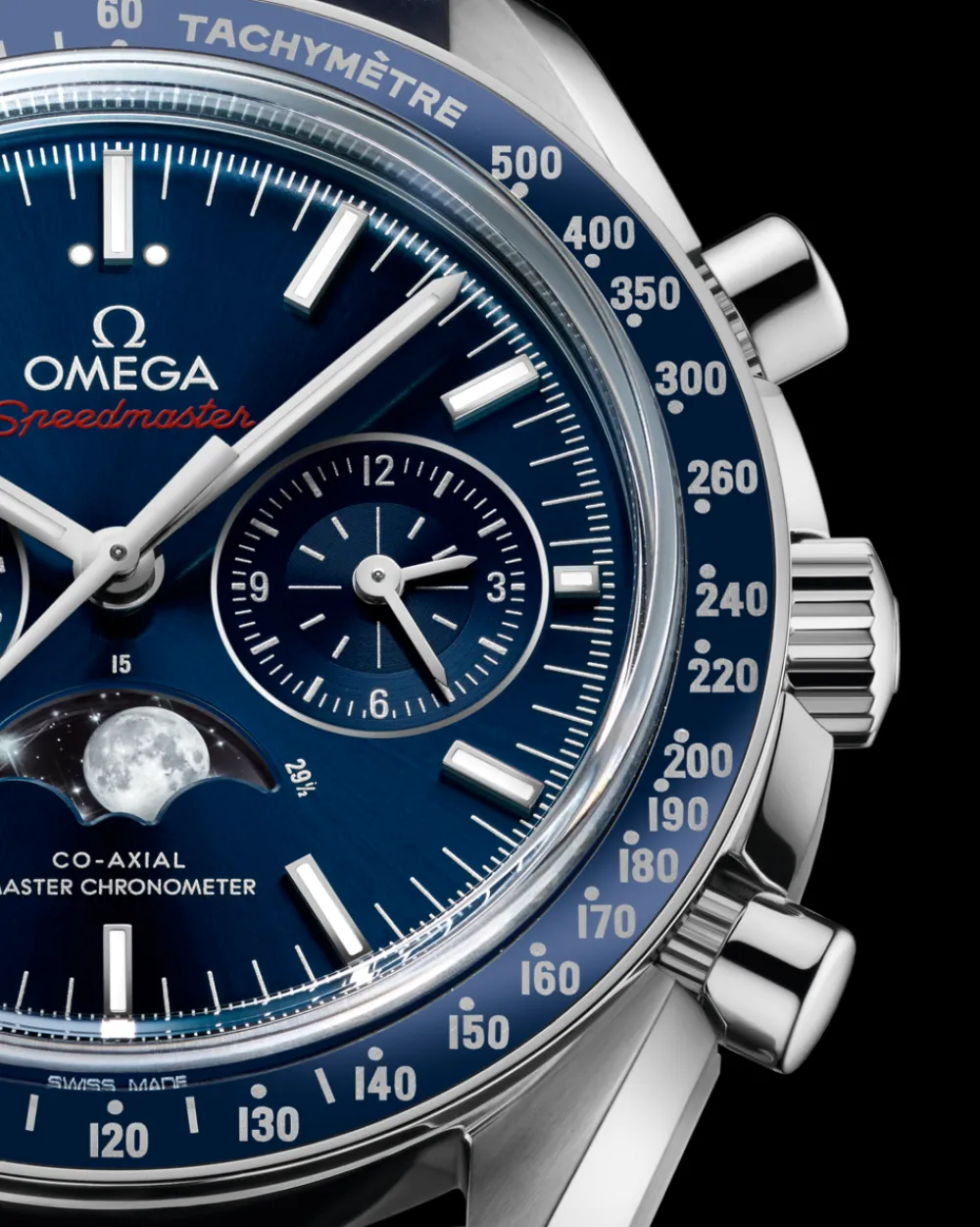 44.25 mm, steel on leather strap^OMEGA Online