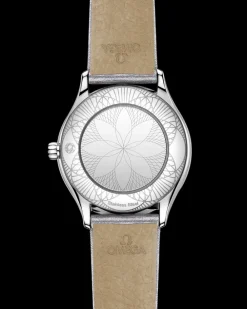 26 mm, steel on leather strap^OMEGA Fashion