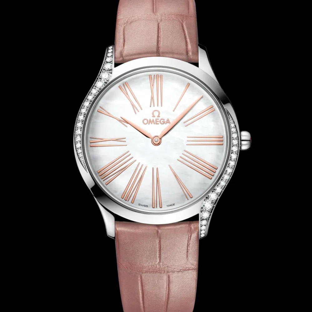 36 mm, steel on leather strap^OMEGA Sale