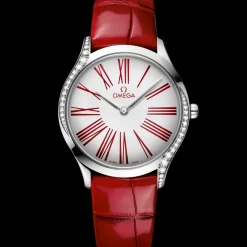 36 mm, steel on leather strap^OMEGA Outlet