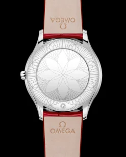 36 mm, steel on leather strap^OMEGA Outlet