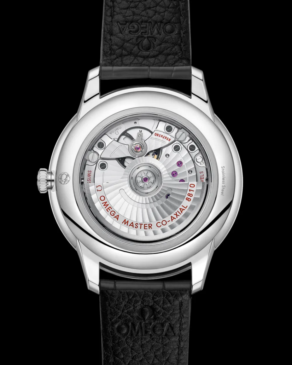 41 mm, steel on leather strap^OMEGA Discount