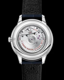 41 mm, steel on leather strap^OMEGA Outlet