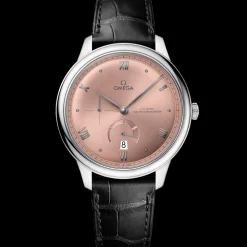 41 mm, steel on leather strap^OMEGA Discount