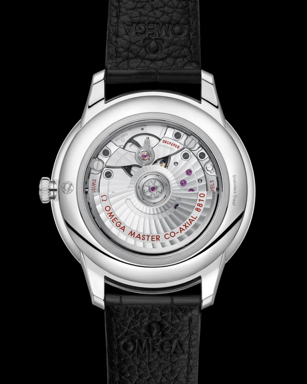 41 mm, steel on leather strap^OMEGA Discount