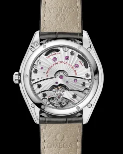 40 mm, steel on leather strap^OMEGA Fashion