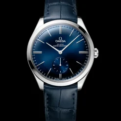 40 mm, steel on leather strap^OMEGA Fashion