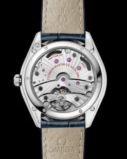 40 mm, steel on leather strap^OMEGA Fashion
