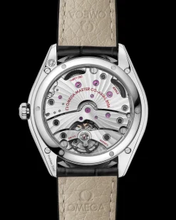 40 mm, steel on leather strap^OMEGA Clearance