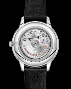 41 mm, steel on leather strap^OMEGA Hot