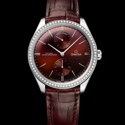40 mm, steel on leather strap^OMEGA Hot