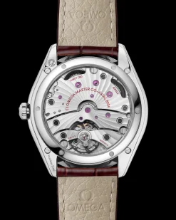 40 mm, steel on leather strap^OMEGA Hot