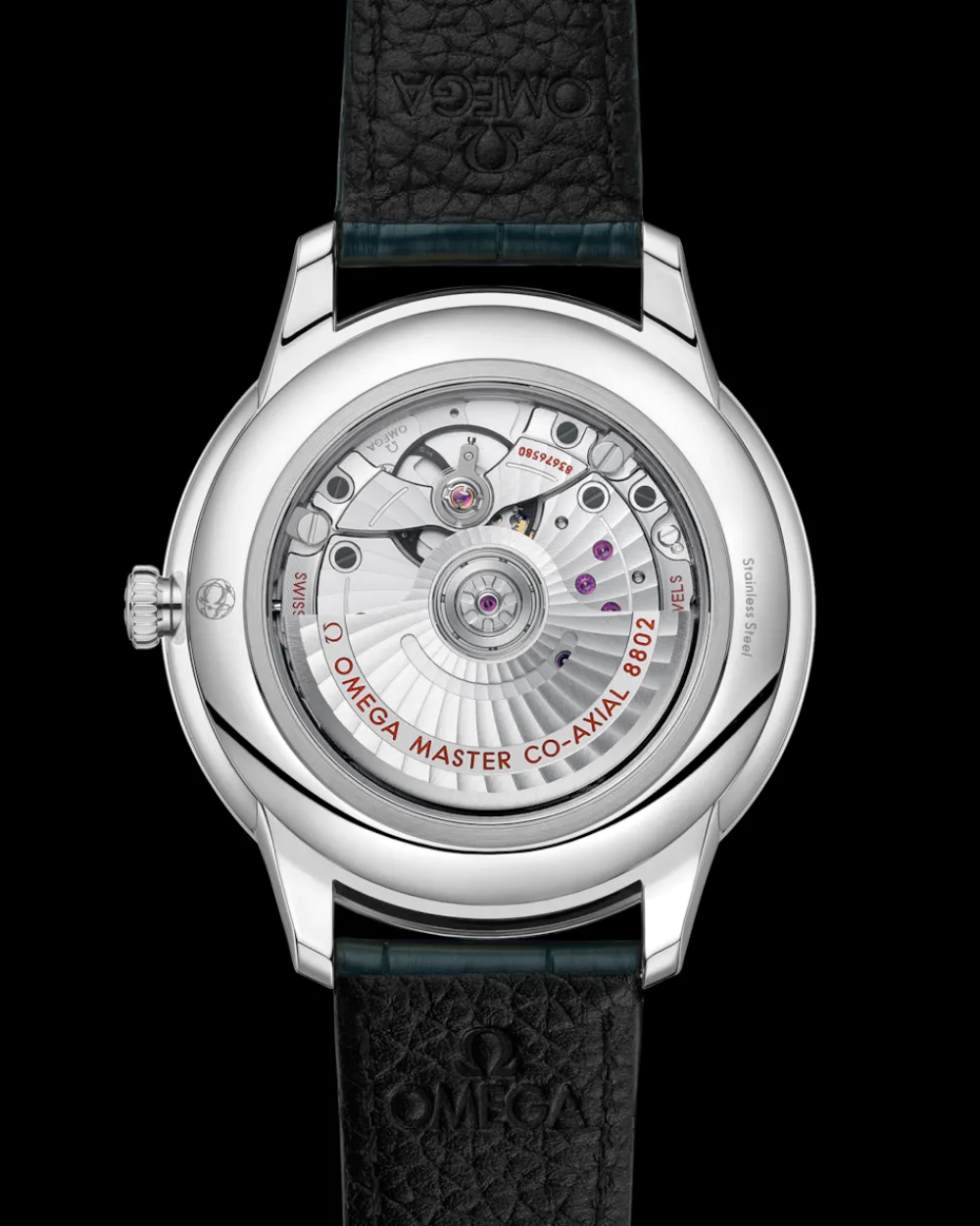 41 mm, steel on leather strap^OMEGA Clearance