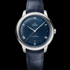 40 mm, steel on leather strap^OMEGA Discount