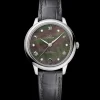 34 mm, steel on leather strap^OMEGA Outlet