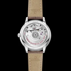 34 mm, steel on leather strap^OMEGA New