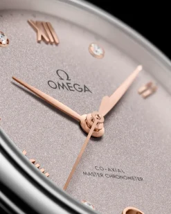 34 mm, steel on leather strap^OMEGA New