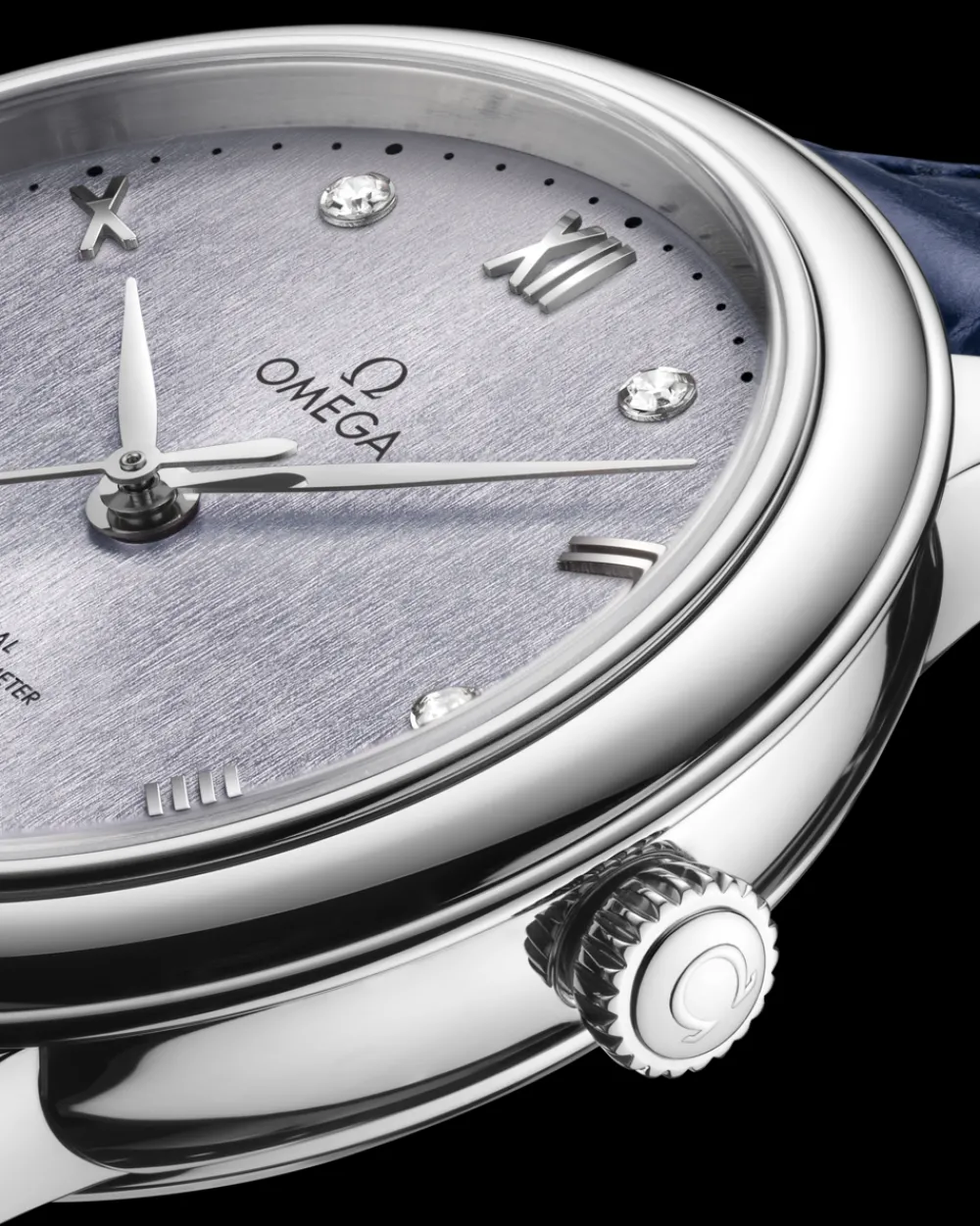 34 mm, steel on leather strap^OMEGA Best