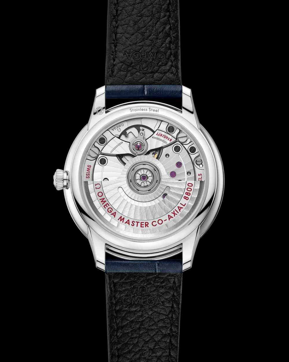 34 mm, steel on leather strap^OMEGA Discount