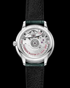 34 mm, steel on leather strap^OMEGA Fashion