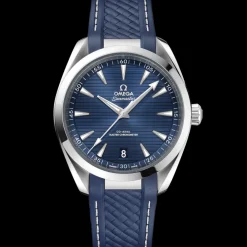 41 mm, steel on rubber strap^OMEGA Hot