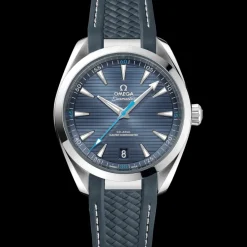 41 mm, steel on rubber strap^OMEGA New