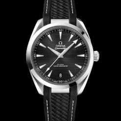 41 mm, steel on rubber strap^OMEGA Online
