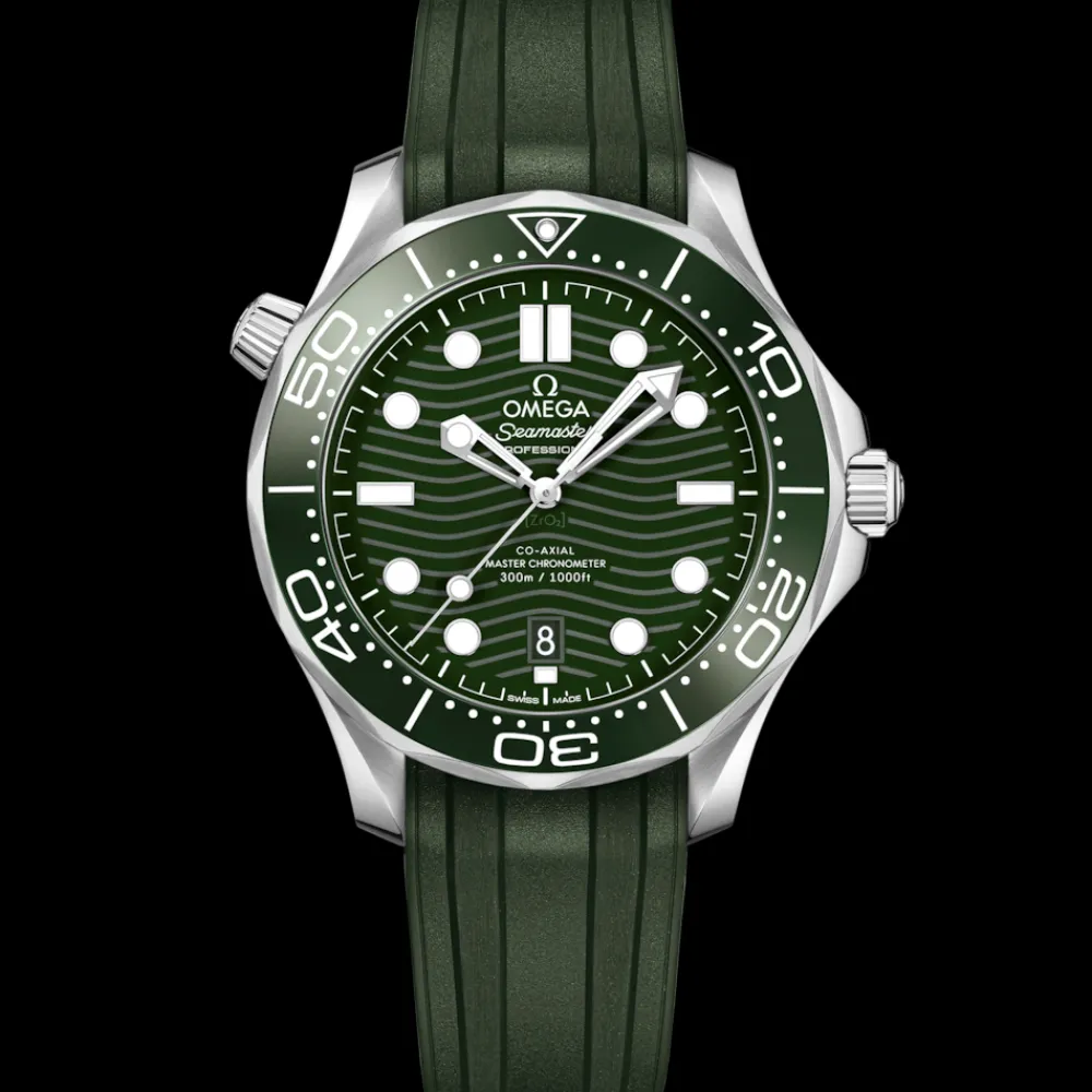 42 mm, steel on rubber strap^OMEGA Sale