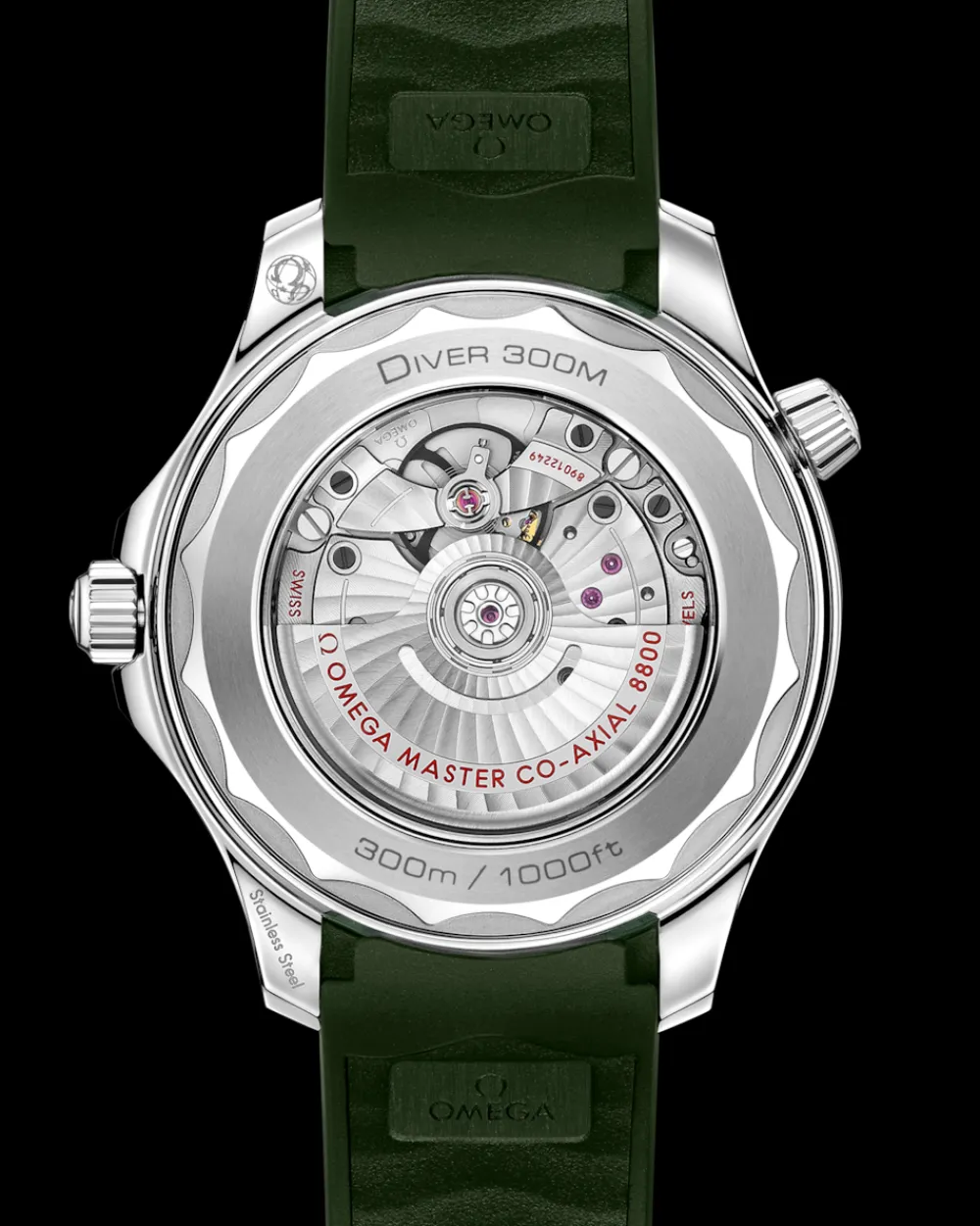 42 mm, steel on rubber strap^OMEGA Sale