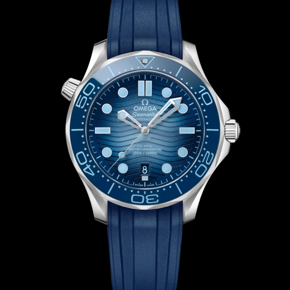 42 mm, steel on rubber strap^OMEGA New
