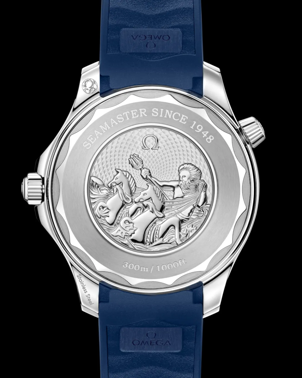 42 mm, steel on rubber strap^OMEGA New