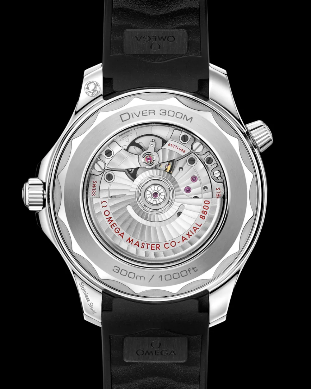 42 mm, steel on rubber strap^OMEGA Discount