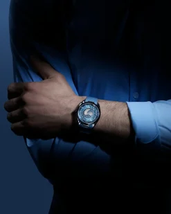 43 mm, steel on rubber strap^OMEGA Online