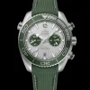 45.5 mm, steel on rubber strap^OMEGA New