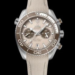 45.5 mm, steel on rubber strap^OMEGA New
