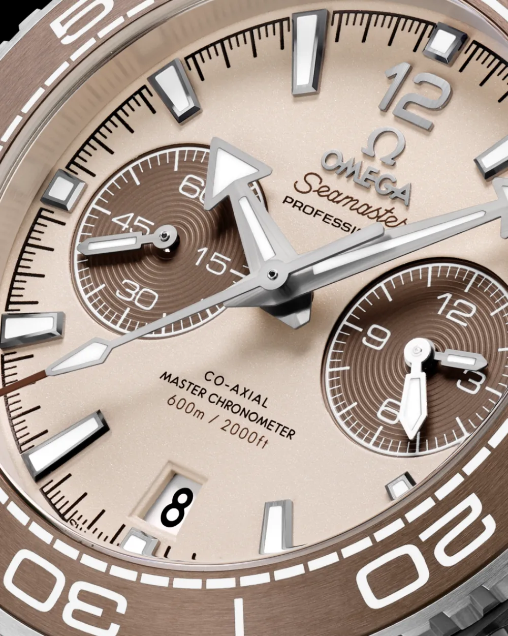 45.5 mm, steel on rubber strap^OMEGA New