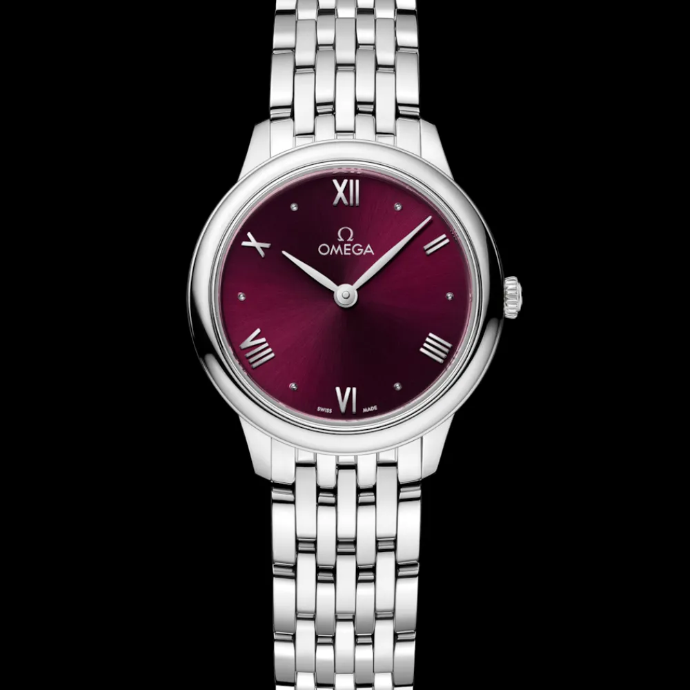 27.5 mm, steel on steel^OMEGA Fashion