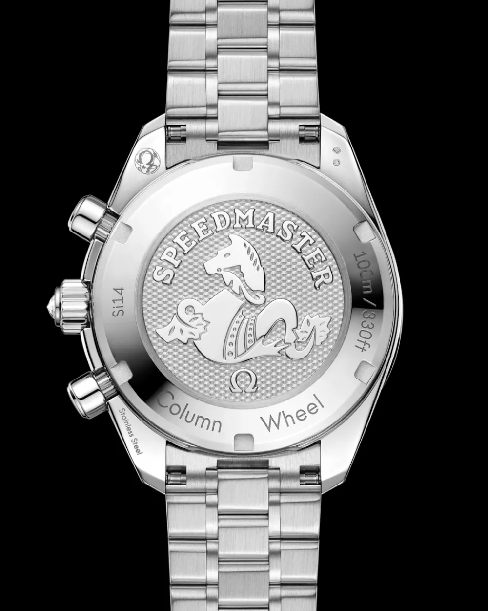 38 mm, steel on steel^OMEGA Fashion