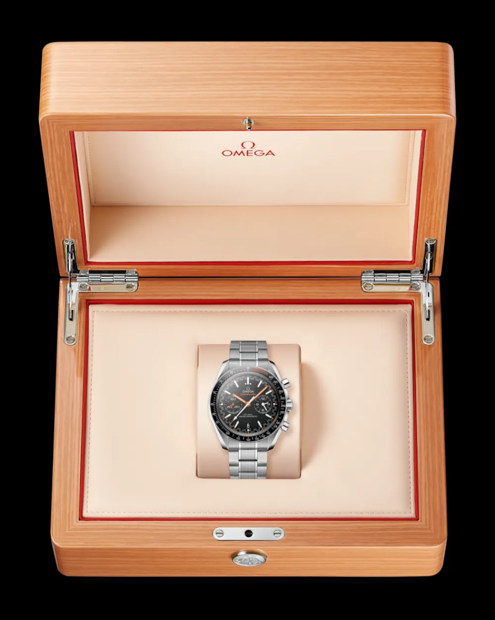 44.25 mm, steel on steel^OMEGA Fashion