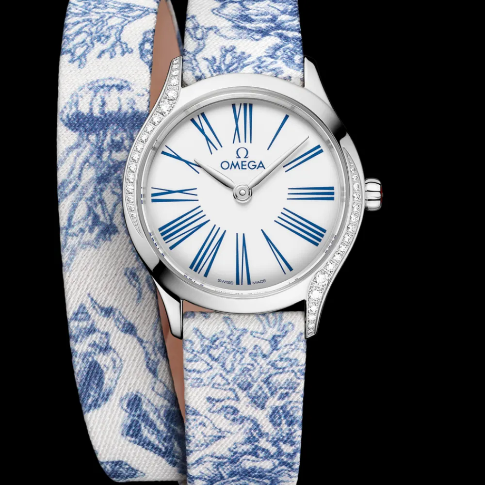 26 mm, steel on toile de jouy^OMEGA Hot