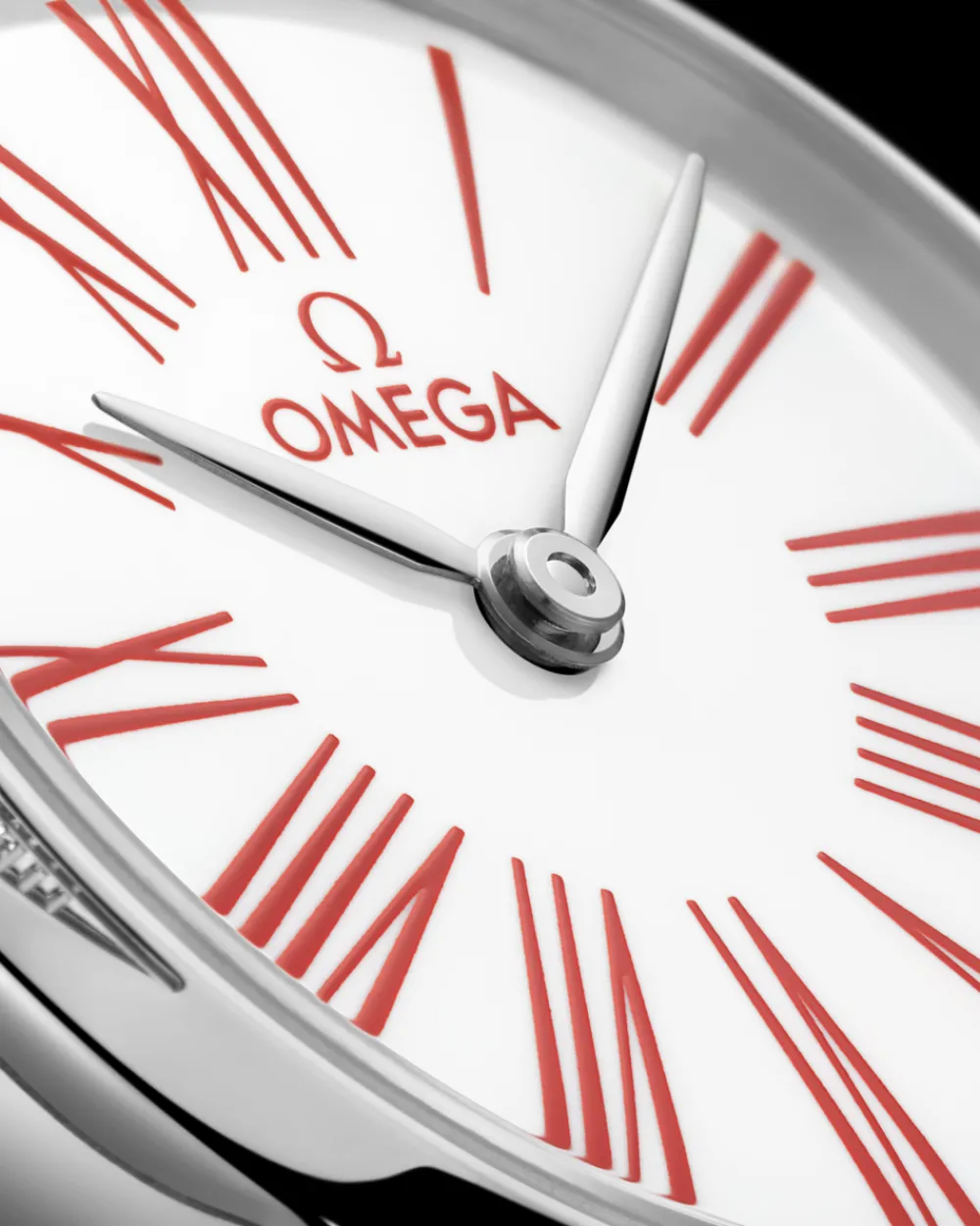 26 mm, steel on toile de jouy^OMEGA New