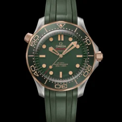 42 mm, titanium ‑ Bronze gold on rubber strap^OMEGA New