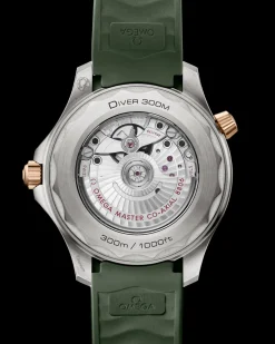 42 mm, titanium ‑ Bronze gold on rubber strap^OMEGA New