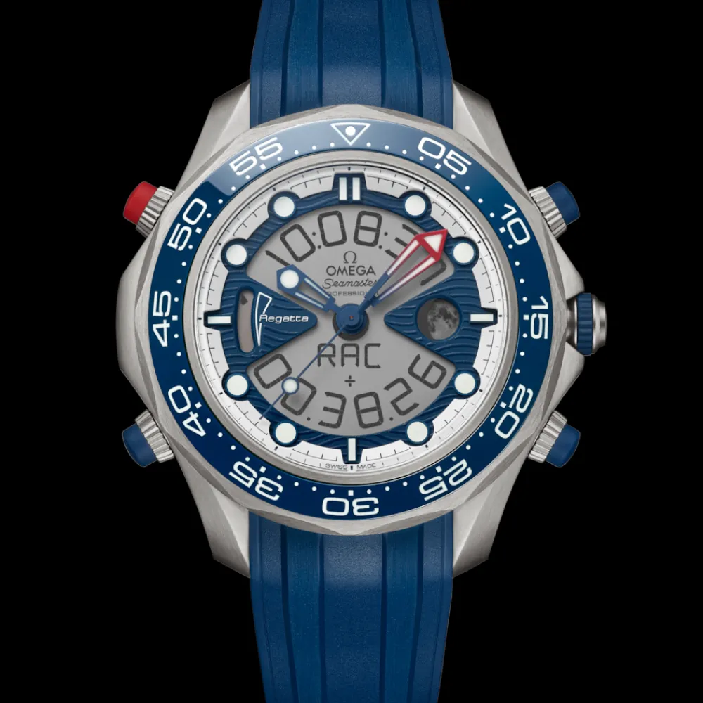 46.75 mm, titanium on rubber strap^OMEGA Online