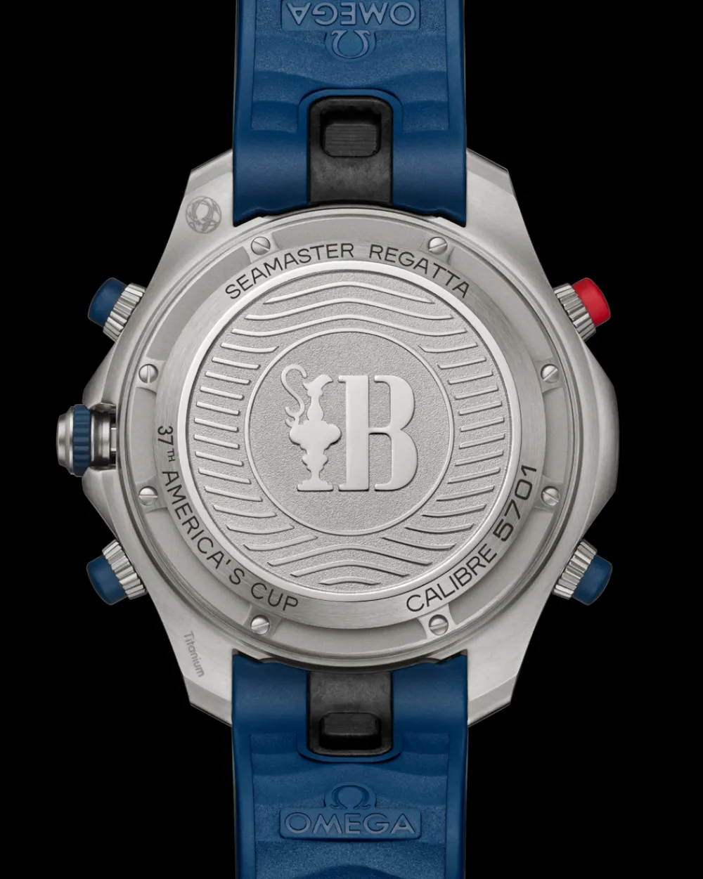46.75 mm, titanium on rubber strap^OMEGA Online