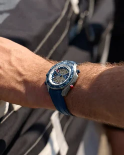 46.75 mm, titanium on rubber strap^OMEGA Online