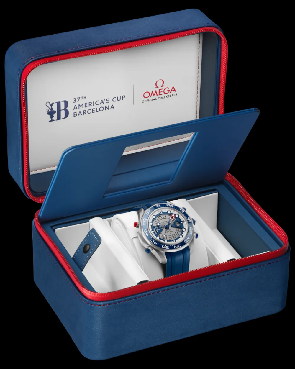 46.75 mm, titanium on rubber strap^OMEGA Online
